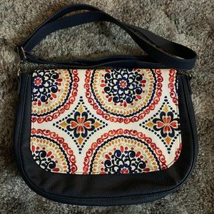 Thirty-One Studio 31 Classic Base Purse - Navy Pebble